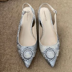 Charter Club formal wear natural/silver shoes size 8.5M
